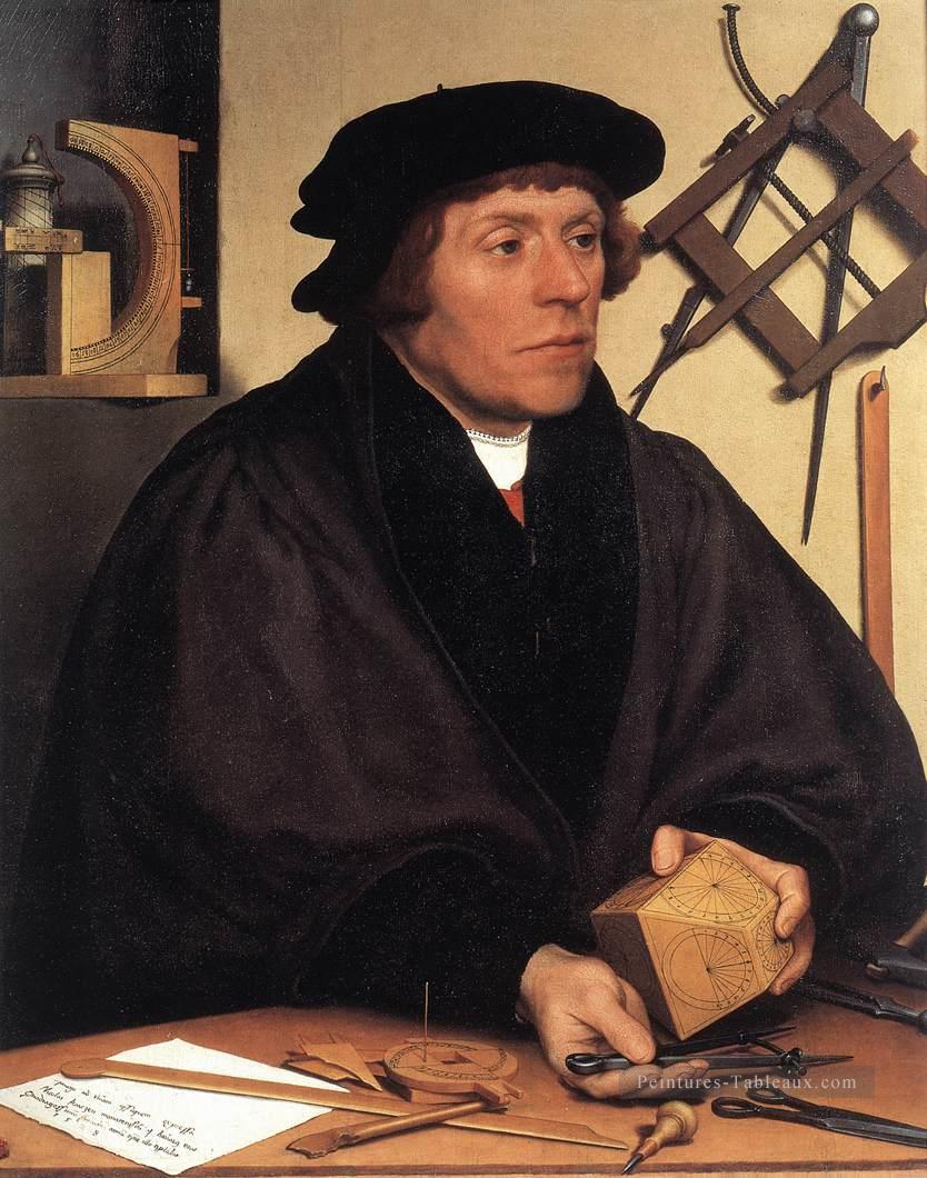 Portrait de Nikolaus Kratzer Renaissance Hans Holbein le Jeune Peintures à l'huile